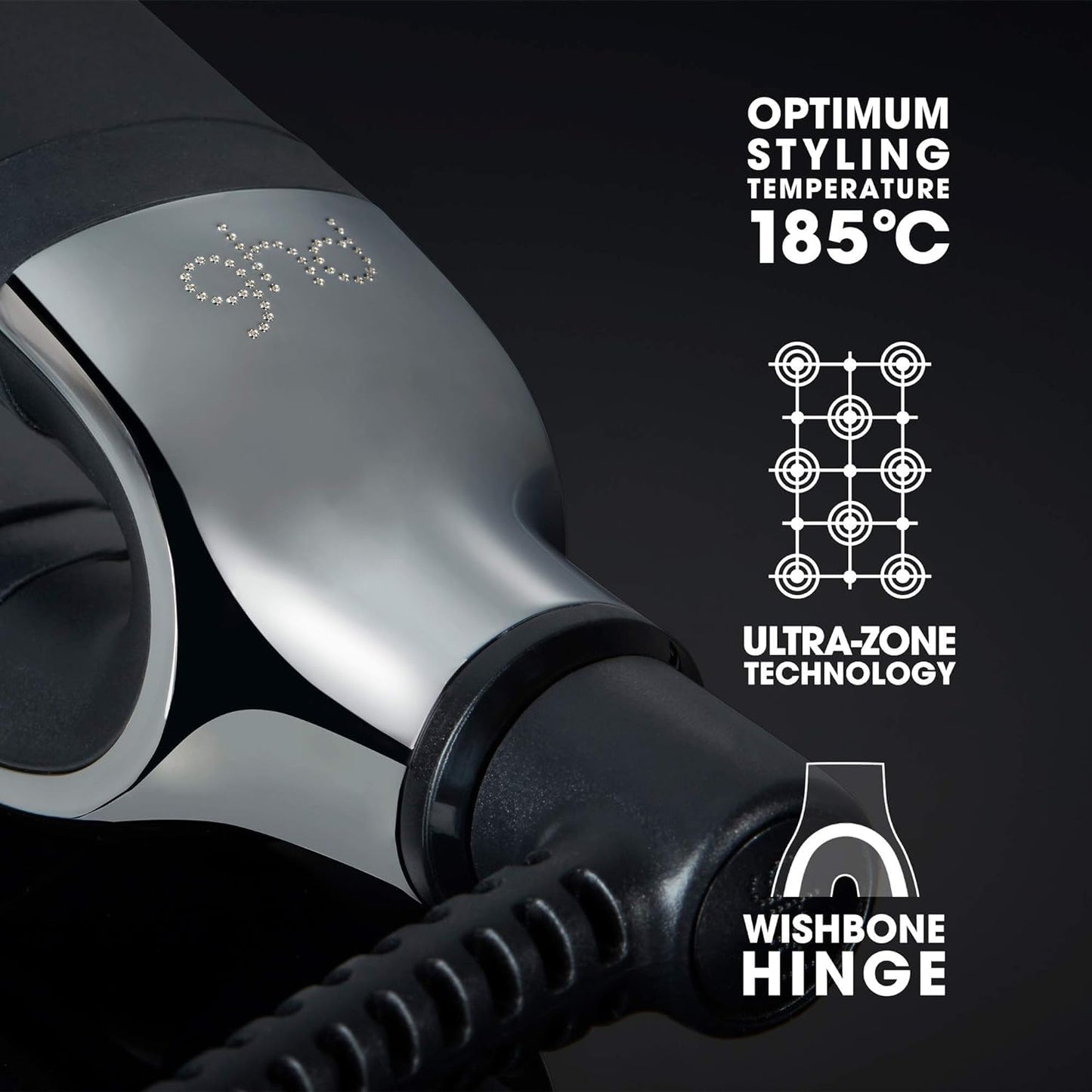ghd platinum+ black - Intelligenter professioneller Haarglätter, weniger Haarbruch