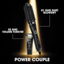 ghd duet blowdry Hair Dryer Brush, schwarz